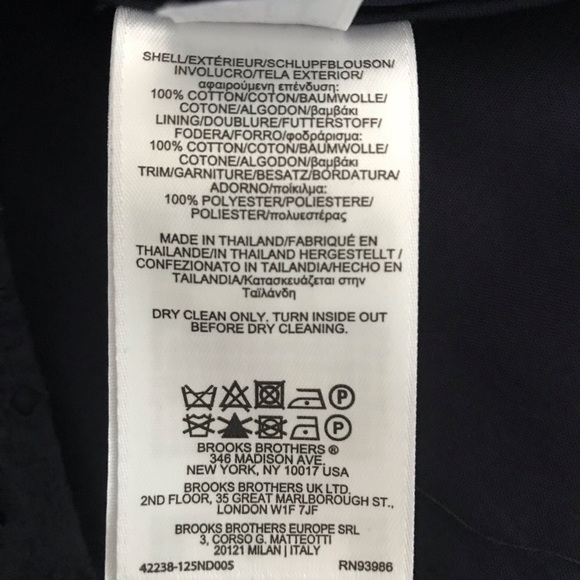 NWT Brooks Brothers Dress SZ 2 - Picture 5 of 7